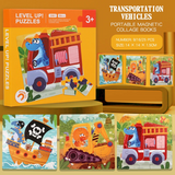 Magnetic Puzzle Book™ – Sjov med dyrevenner – Magnetisk puslespilsbog