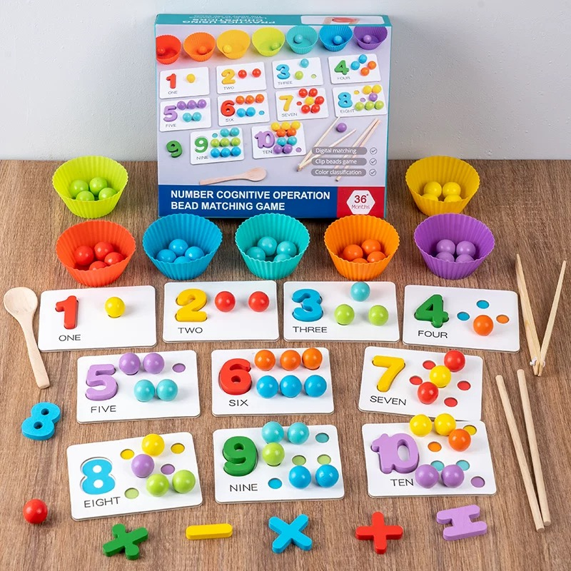 Colorwise – Spielerisches Lernen - Montessori-Zähl- und Sortierspiel