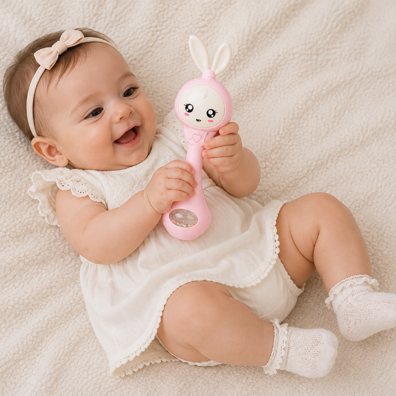 Fun Animal Rattle – Fröhlich & lehrreich – Baby-Rassel