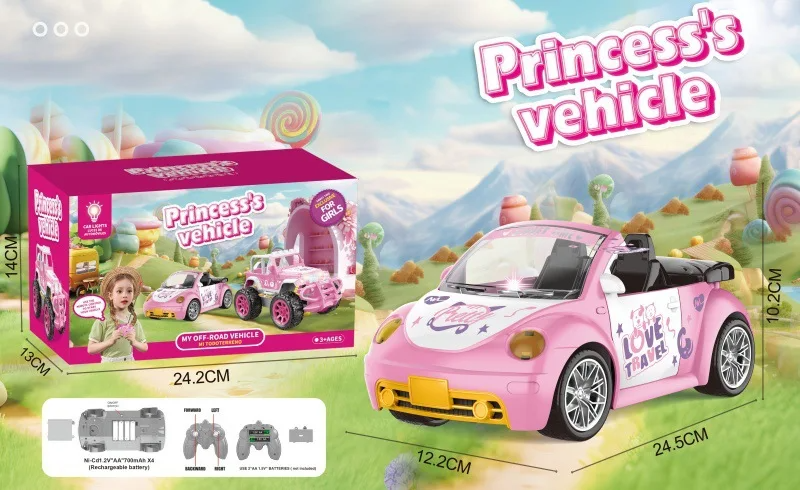 RC Offroader Pink™ – Hårdfør lyserød racer – Legetøjs-RC bil