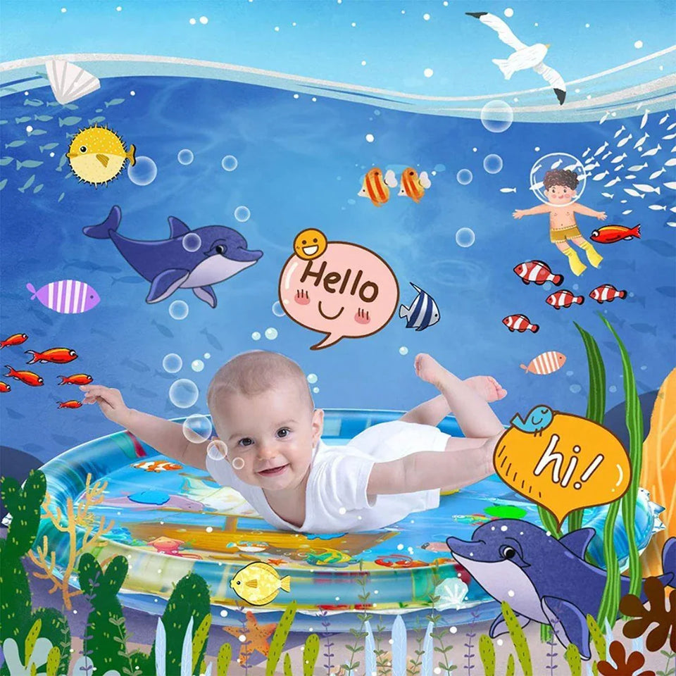 TinyWave – Munter & udviklende – Baby Sensorisk vandmåtte