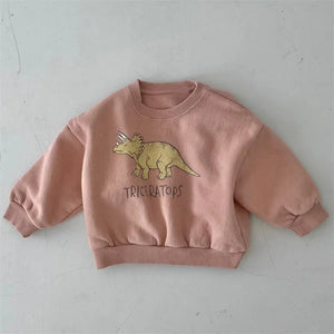 Mini Fashion™ - Niedlicher Dinosaurier Druck - Dino Pullover