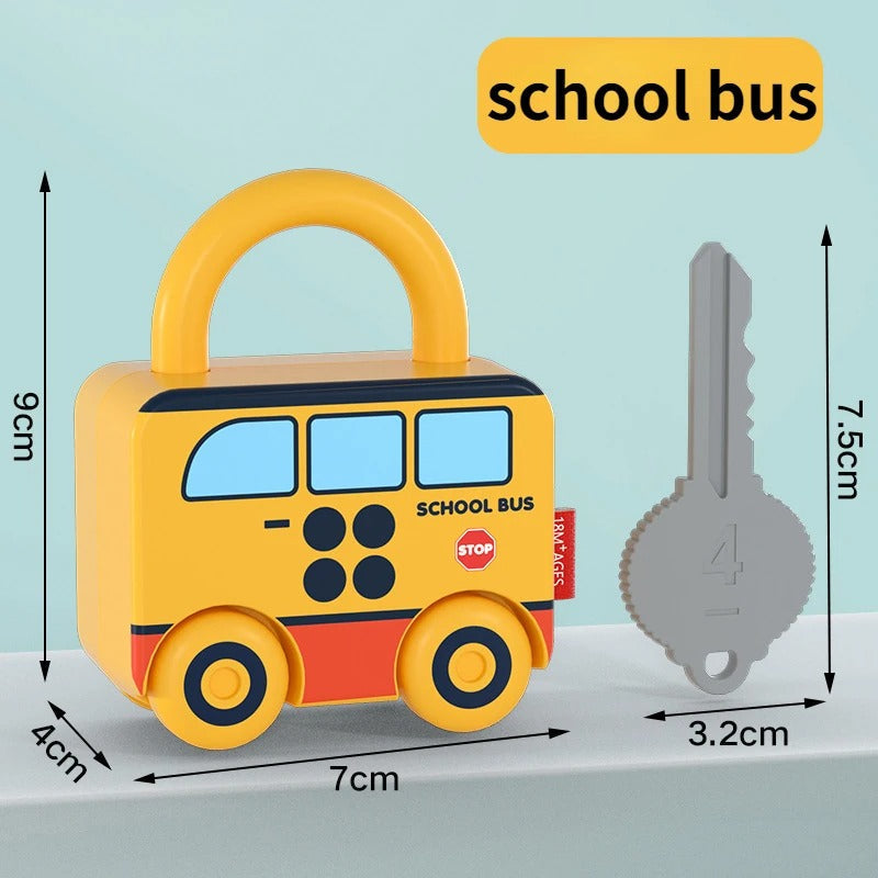 Puzzle Locks™ – Leg og lær – Montessori-låsespil