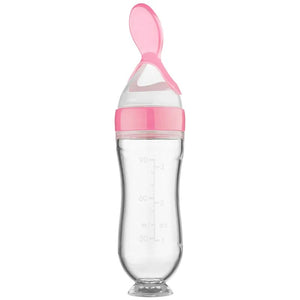 Silicone Feeding Bottle™ - Snacks mit Löffel - Silikonsaugflasche