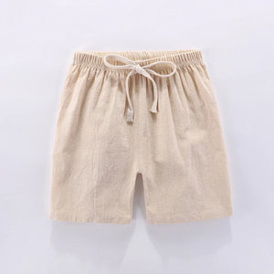 Mini Fashion™ - Schnelltrocknendes Material - Baumwolle-Leinen Short