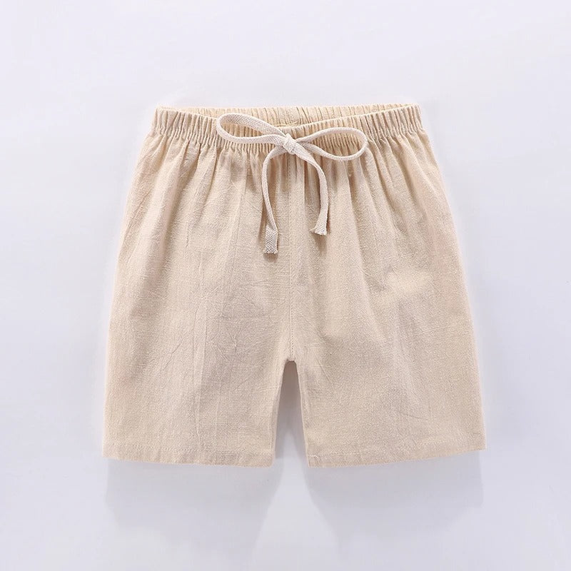 Mini Fashion™ - Schnelltrocknendes Material - Baumwolle-Leinen Short