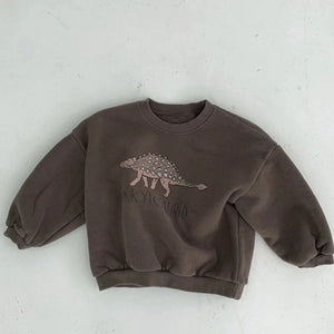 Mini Fashion™ - Niedlicher Dinosaurier Druck - Dino Pullover