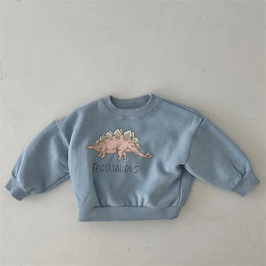 Mini Fashion™ - Niedlicher Dinosaurier Druck - Dino Pullover