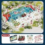 DIY Xmas Train Track™ - Byg dit eget juleland - juletog-puslespil