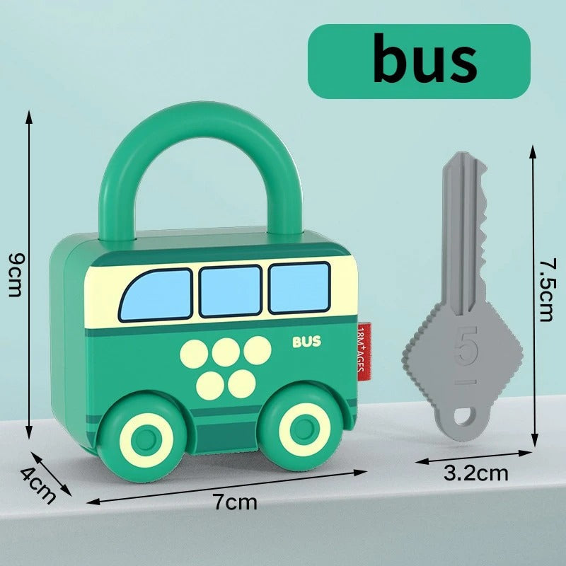 Puzzle Locks™ – Leg og lær – Montessori-låsespil