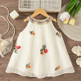 MiniFlora – Leicht und bezaubernd – Besticktes Kleid für kleine Mädchen