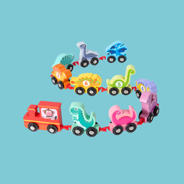 Tiny Express™ – Farvelægning og formning - Toglegetøj af træ