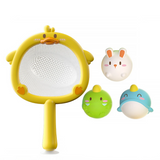Squeaky Splash™ – Badefest - fiskenet i badekarret