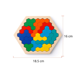 Hexagon Puzzle™ - Unendliche Lösungen - Geometrisches Puzzle