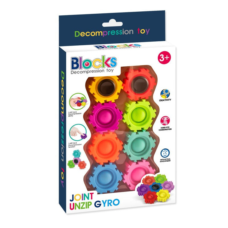 Building Poppers™ - Bauen mit Fantasie - Pop it Fidgetspinner