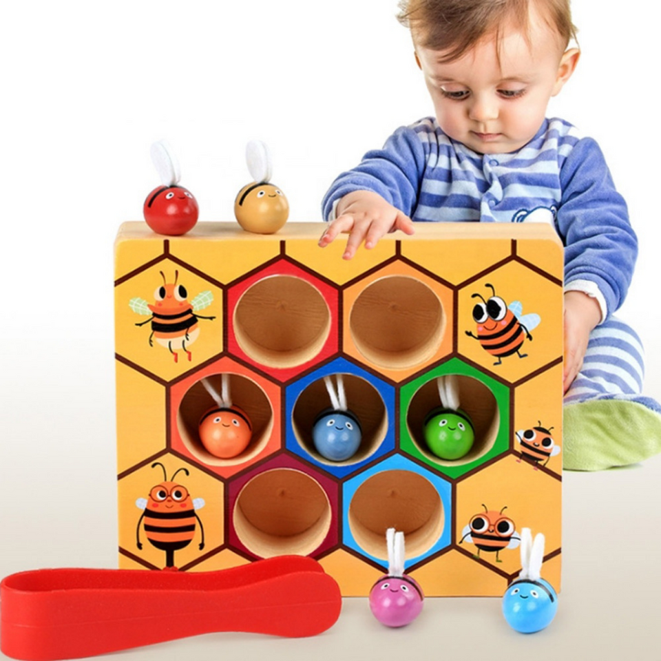 Woods™ | Feinmotorik - Bienen-Sortierpuzzle