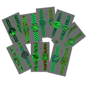 Watch Tattoo Stickers™ - Magie am Handgelenk! - Glow-in-the-Dark-Uhr