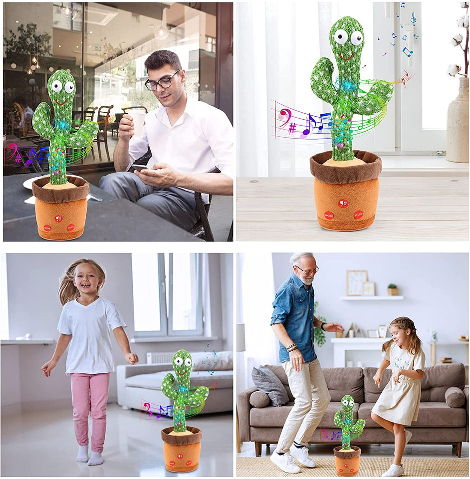 Happy Cactus™ - Reagiert auf Geräusche - Der tanzende Kaktus