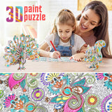 3D Colour Puzzle™ - Färben Sie Ihre eigene Skulptur - 3D-Puzzle (2+1 GRATIS)