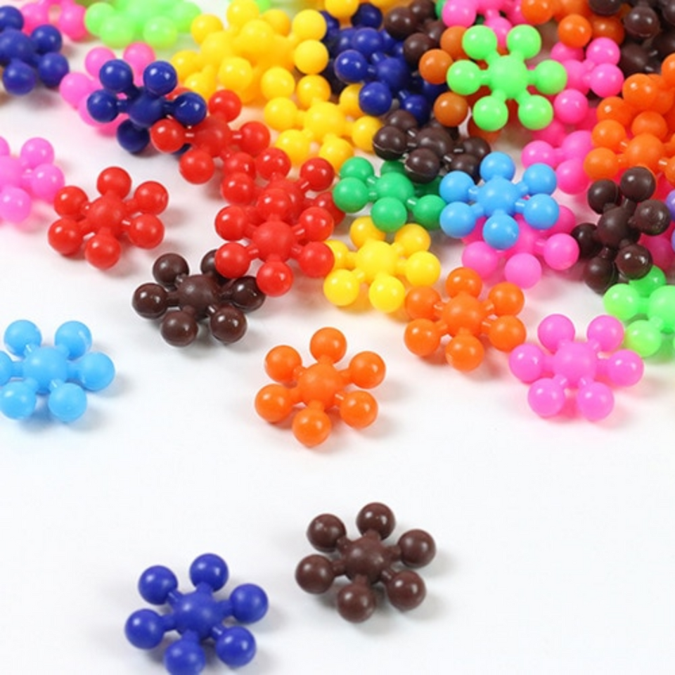 3D Building Blocks™ - Entwickle deine Kreativität - Schneeflocken-Bauklötze