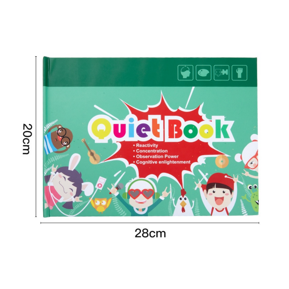 Quiet Book™ - Feinmotorische Fähigkeiten entwickeln - Lehrbuch