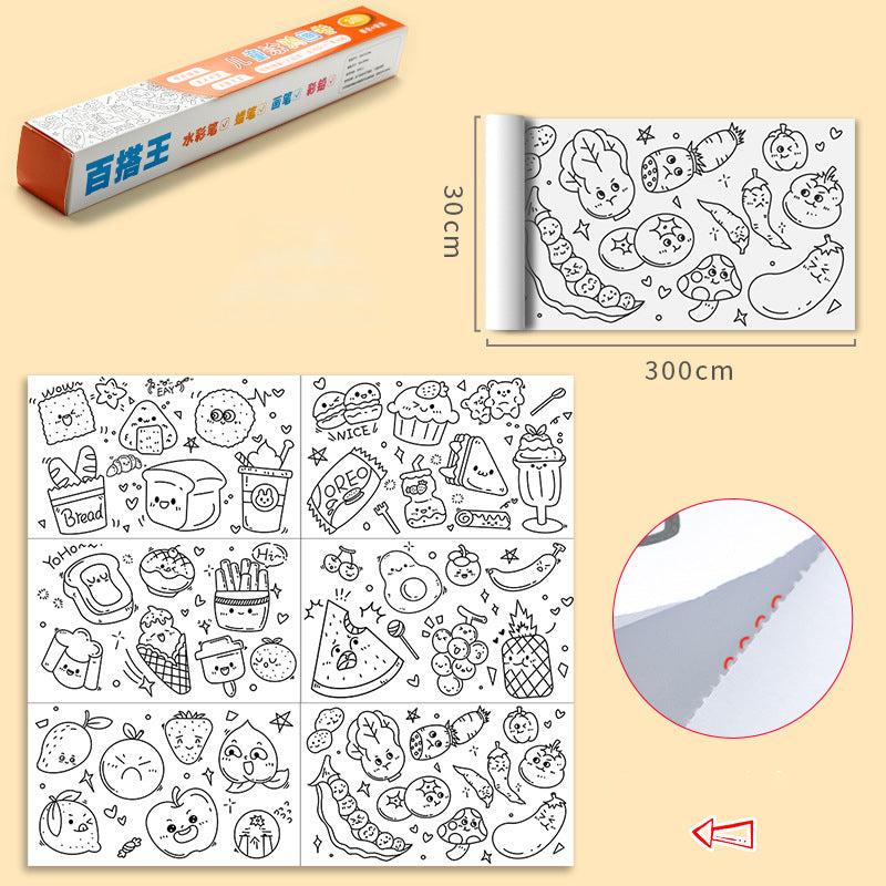 ColoringPaper™ - Entfesseln Sie die Kreativität Ihrer Kleinen! - XXL-Malpapier