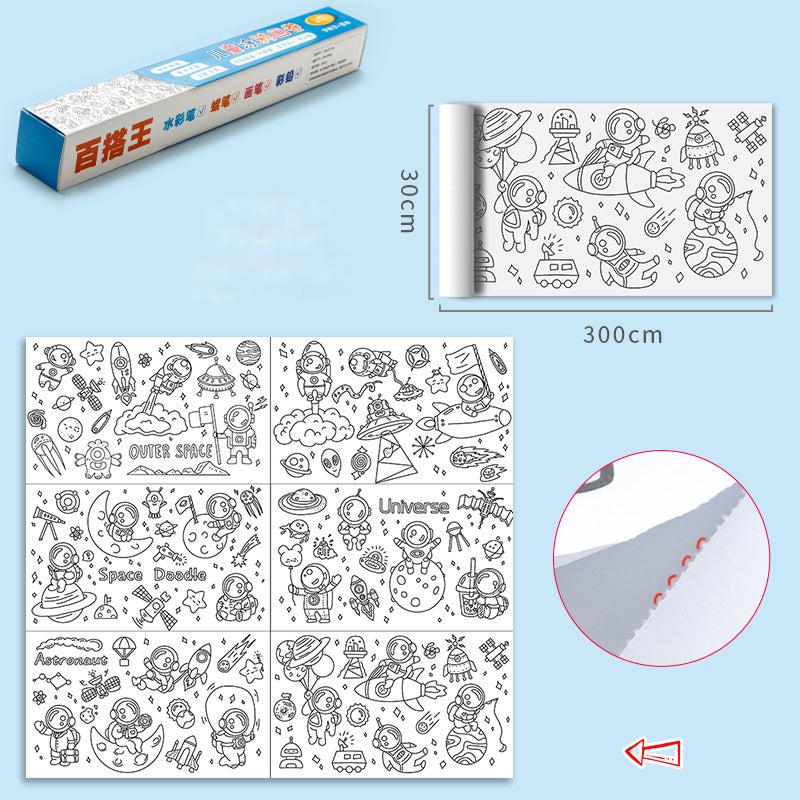 ColoringPaper™ - Entfesseln Sie die Kreativität Ihrer Kleinen! - XXL-Malpapier