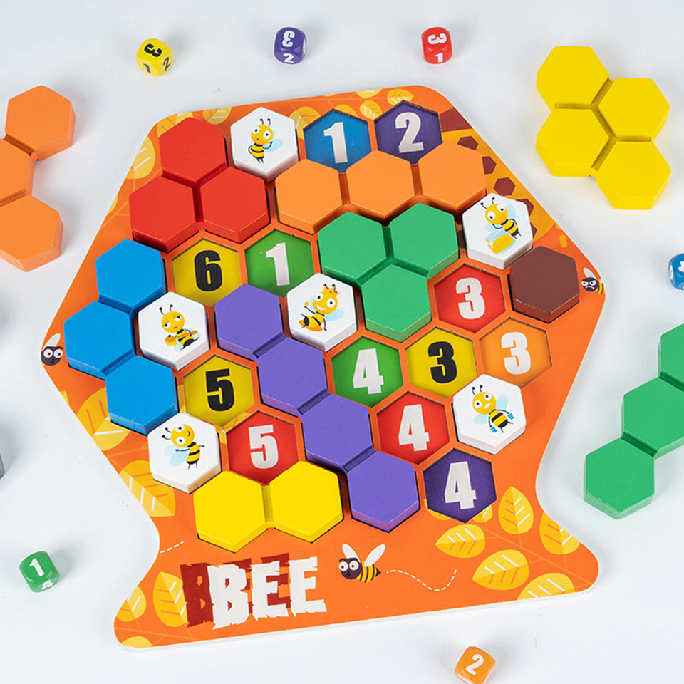 GenuisBee™ - Entwickelt räumliches Vorstellungsvermögen und Rechenfertigkeiten! - Bienen-Spiel