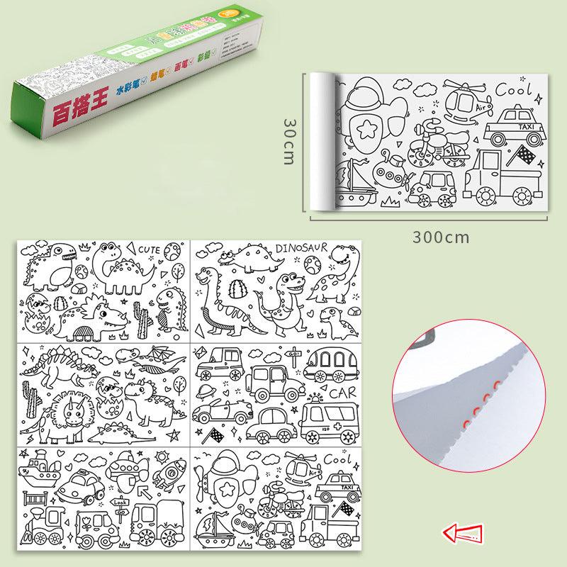 ColoringPaper™ - Entfesseln Sie die Kreativität Ihrer Kleinen! - XXL-Malpapier