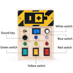 BusyBoard™ - Verbessern Sie die Sensorik! - Knopfleiste